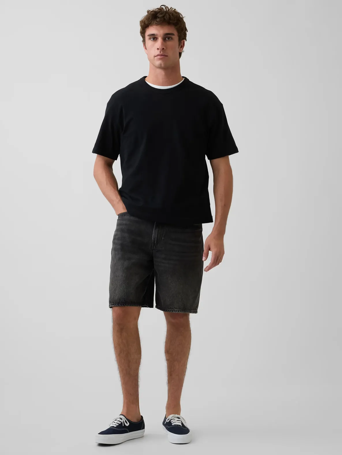 10.5" Baggy Denim Shorts