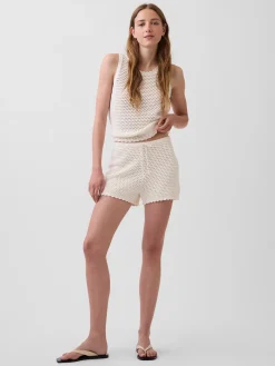 100% Cotton Crochet Easy Shorts