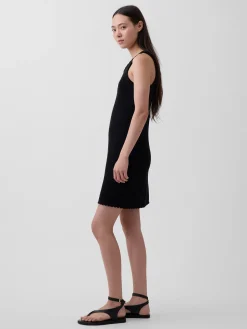 100% Cotton Crochet Mini Dress