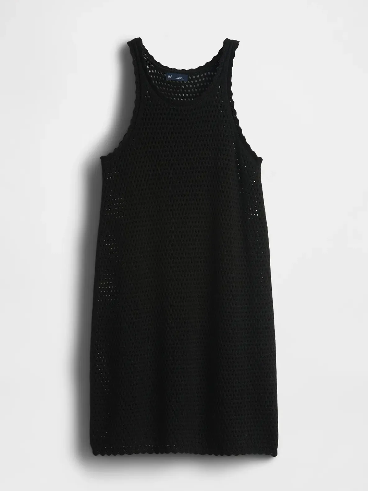 100% Cotton Crochet Mini Dress