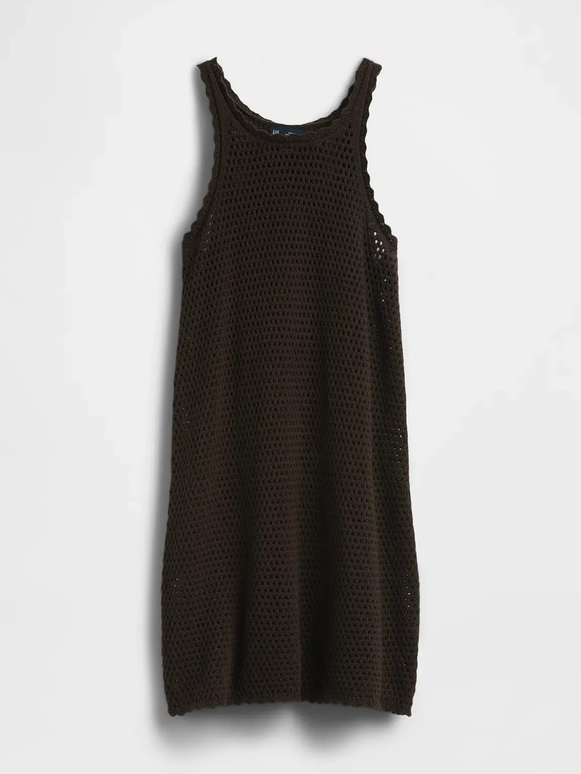 100% Cotton Crochet Mini Dress