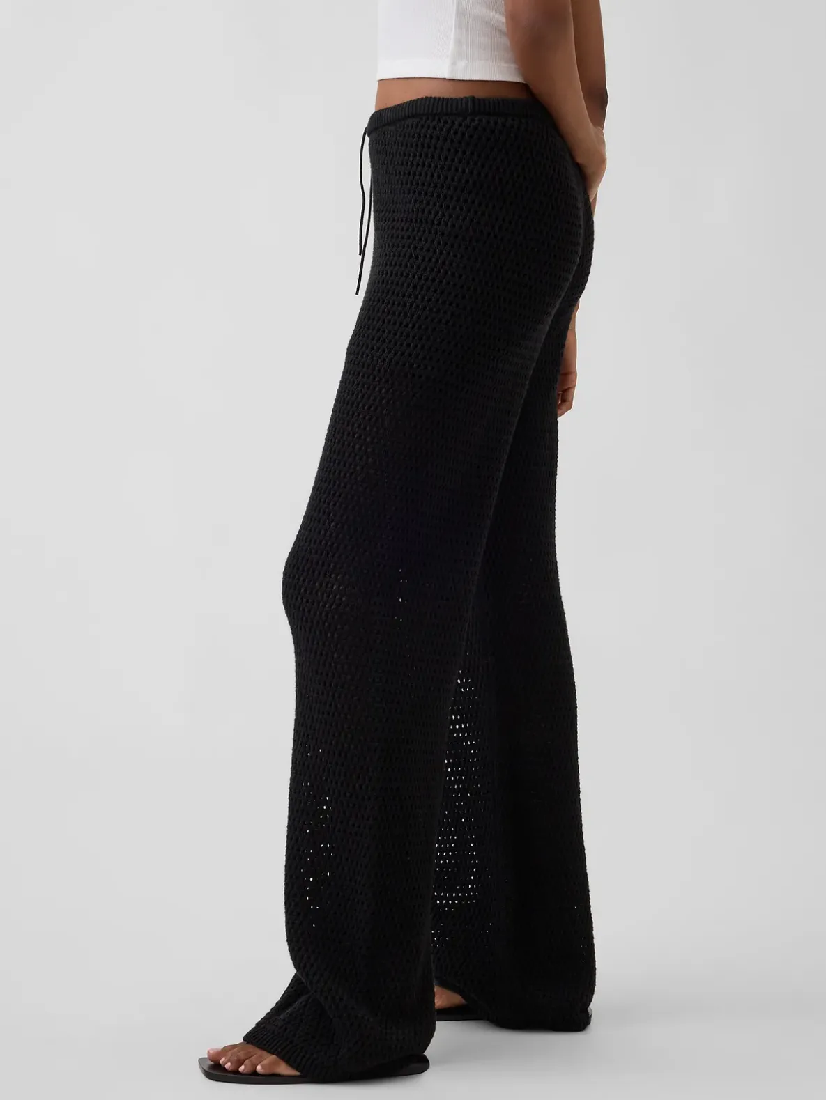 100% Cotton Crochet Sweater Pants