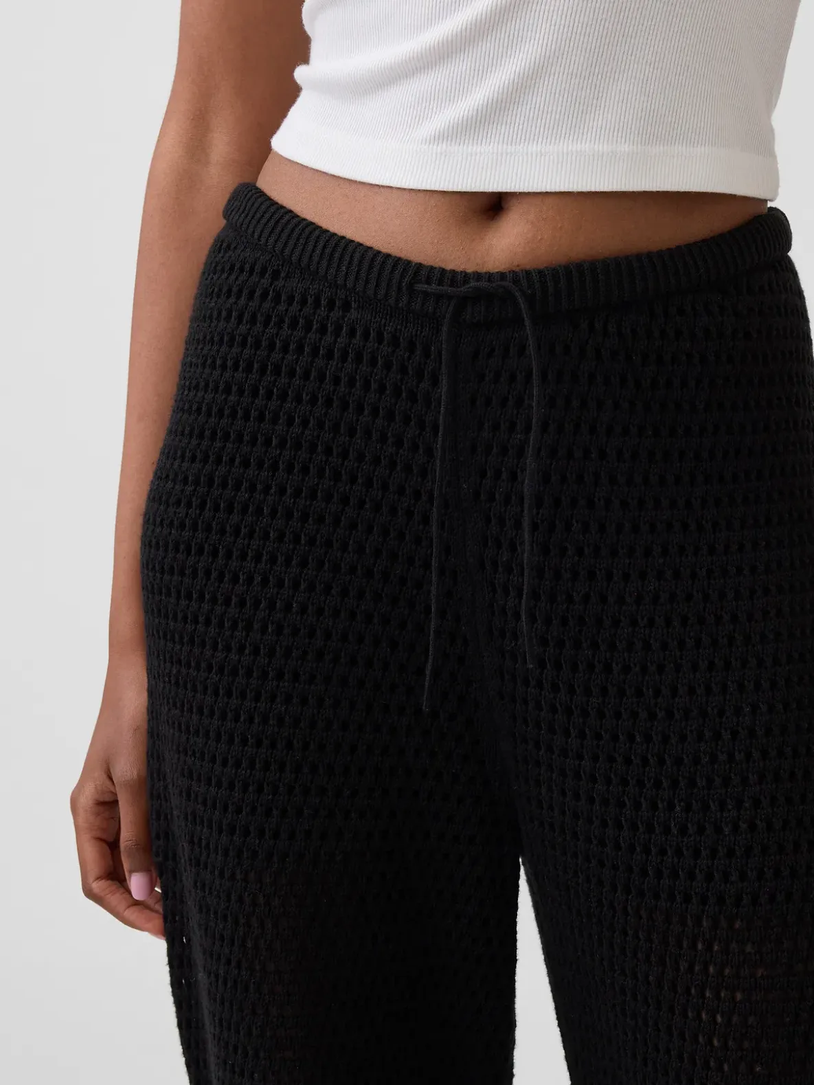 100% Cotton Crochet Sweater Pants