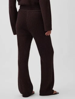 100% Cotton Crochet Sweater Pants