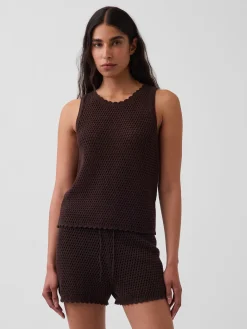 100% Cotton Crochet Tank Top