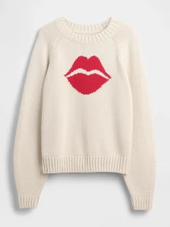 100% Cotton Kiss Raglan Sweater