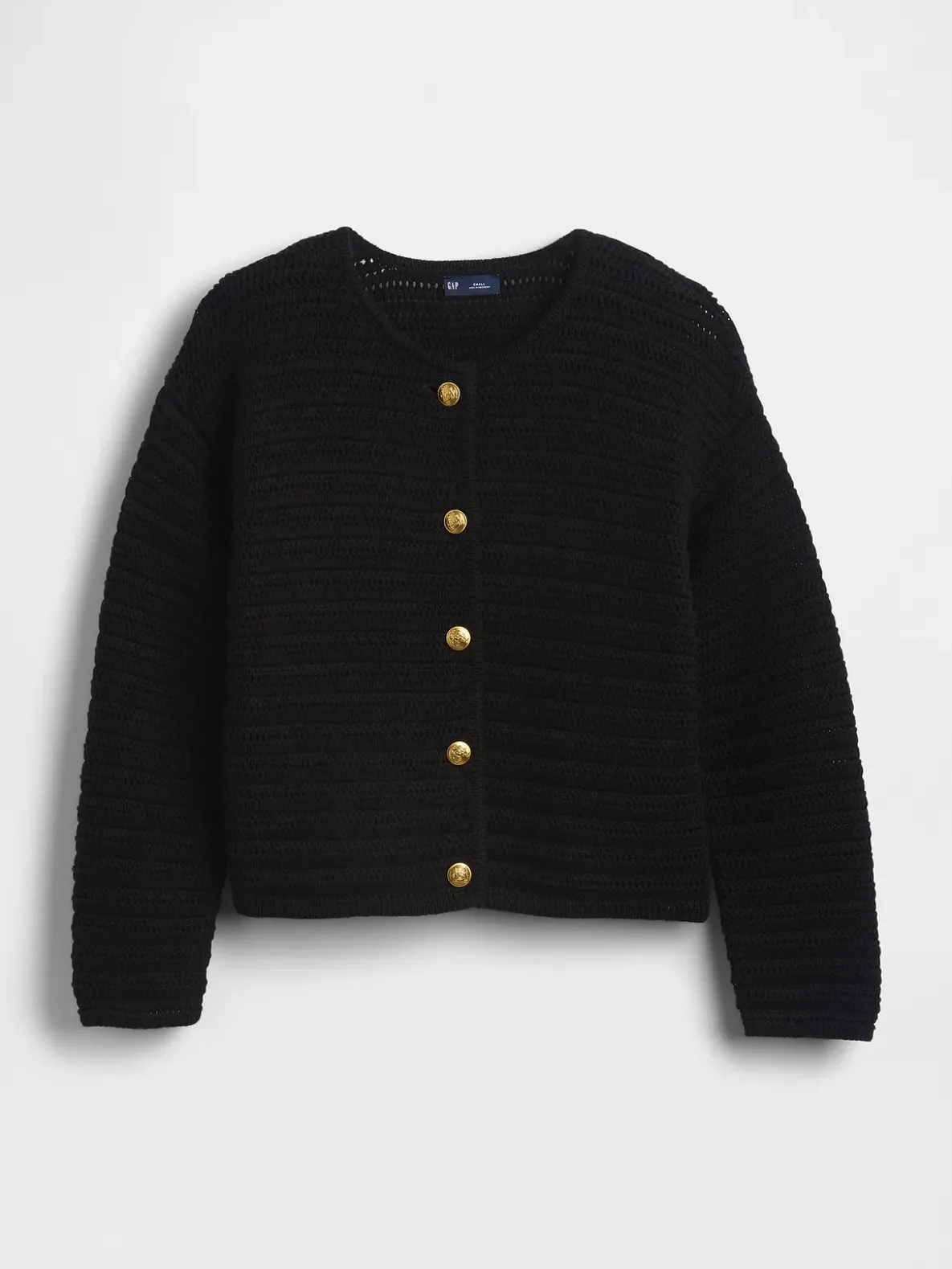 100% Cotton Textured Sweater Jacket