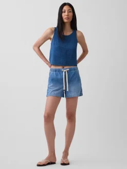 4" Denim Easy Shorts