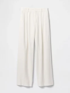 365 High Rise Linen-Blend Trousers