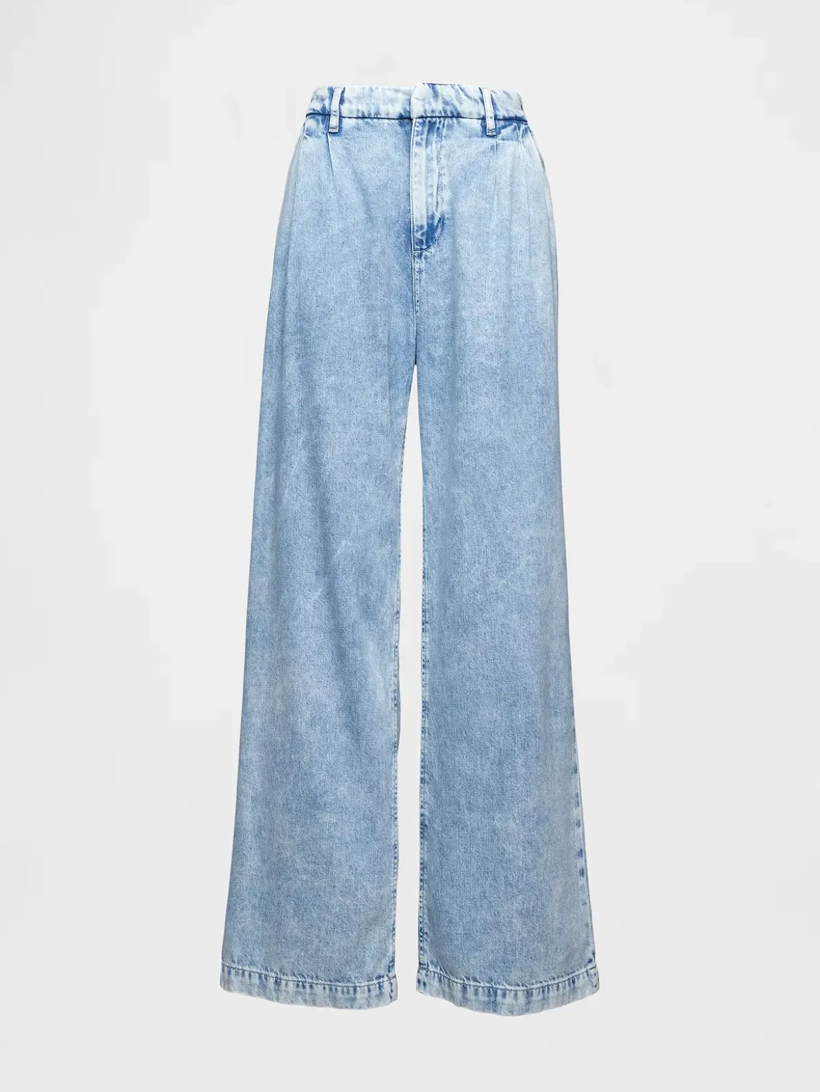 365 High Rise UltraSoft Pleated Denim Trousers
