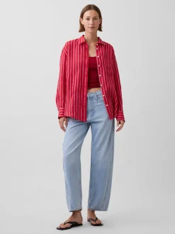 100% Linen Oversized Shirt