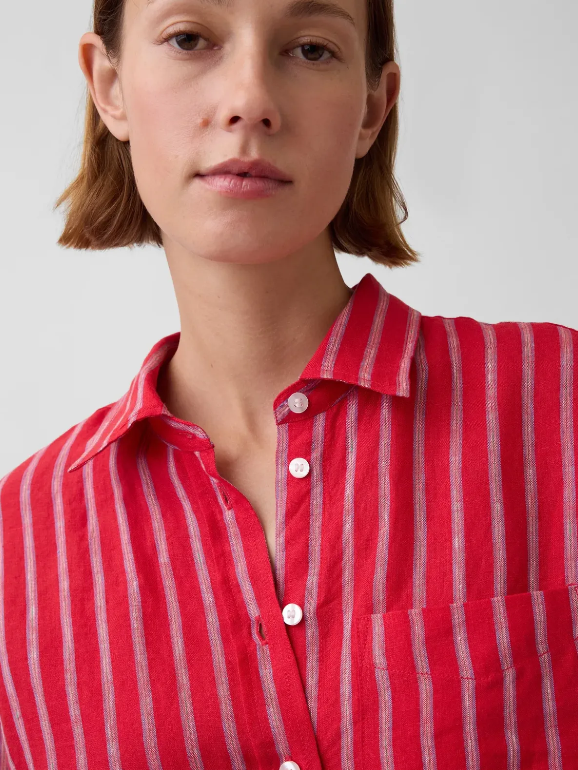 100% Linen Oversized Shirt
