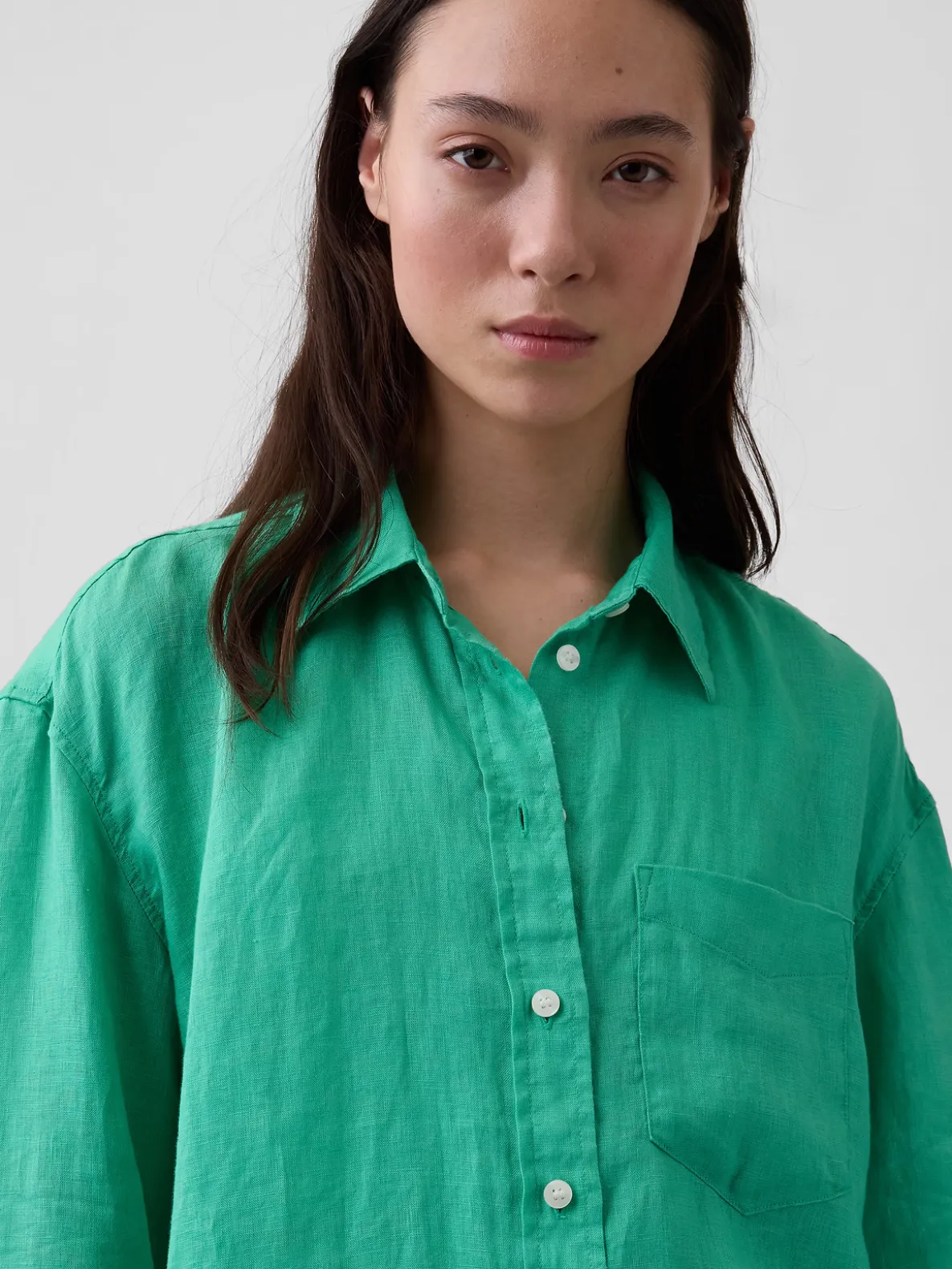 100% Linen Oversized Shirt