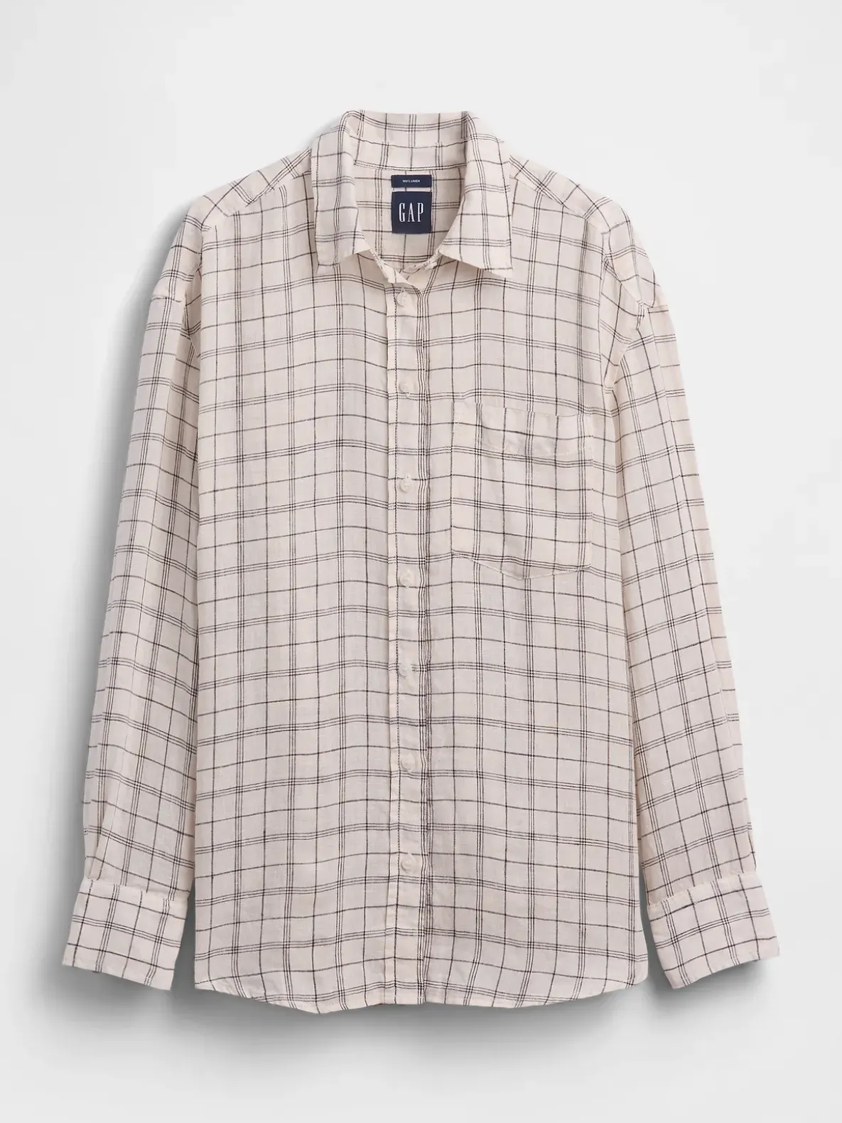 100% Linen Oversized Shirt