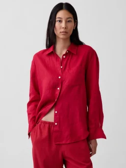 100% Linen Oversized Shirt