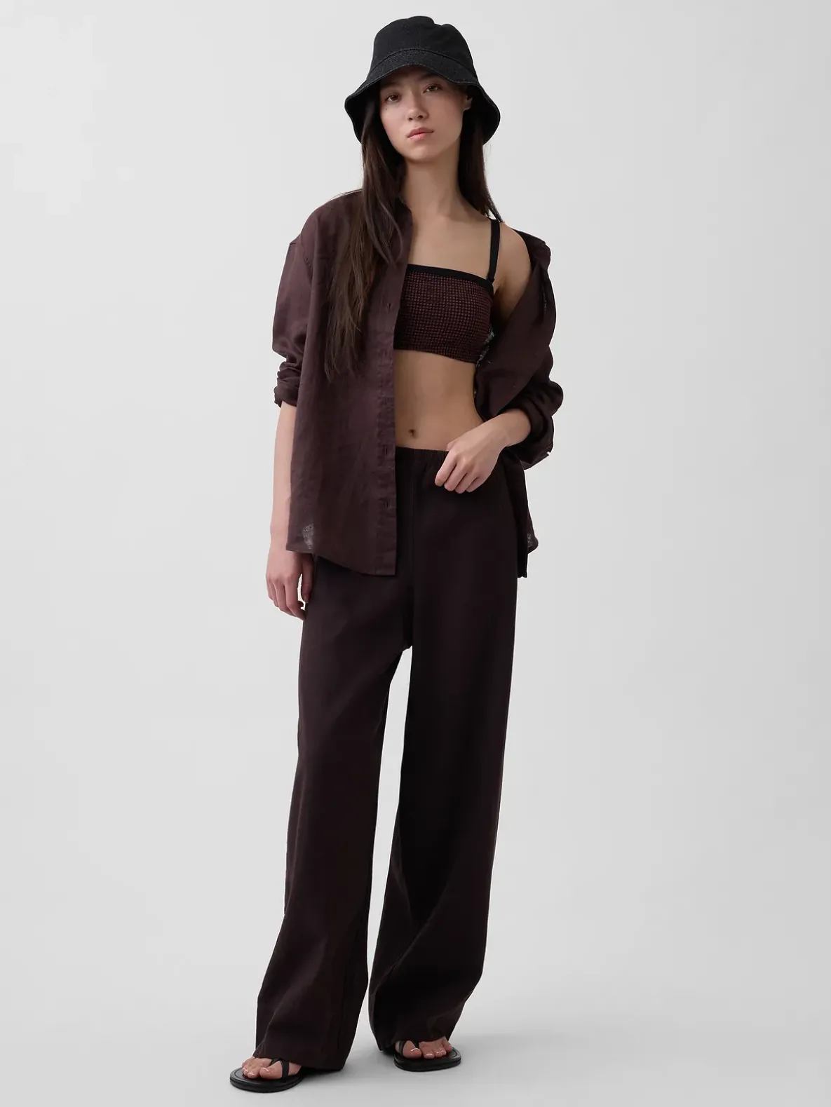 100% Linen Oversized Shirt