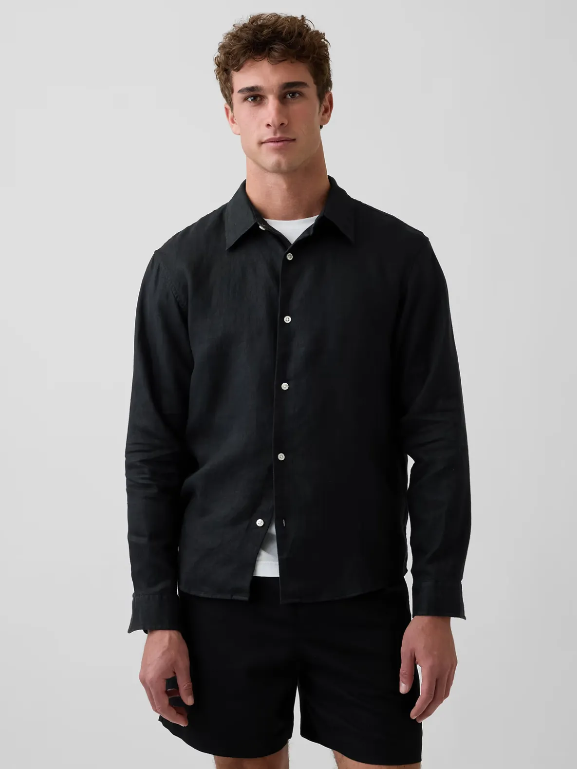 100% Linen Relaxed Shirt