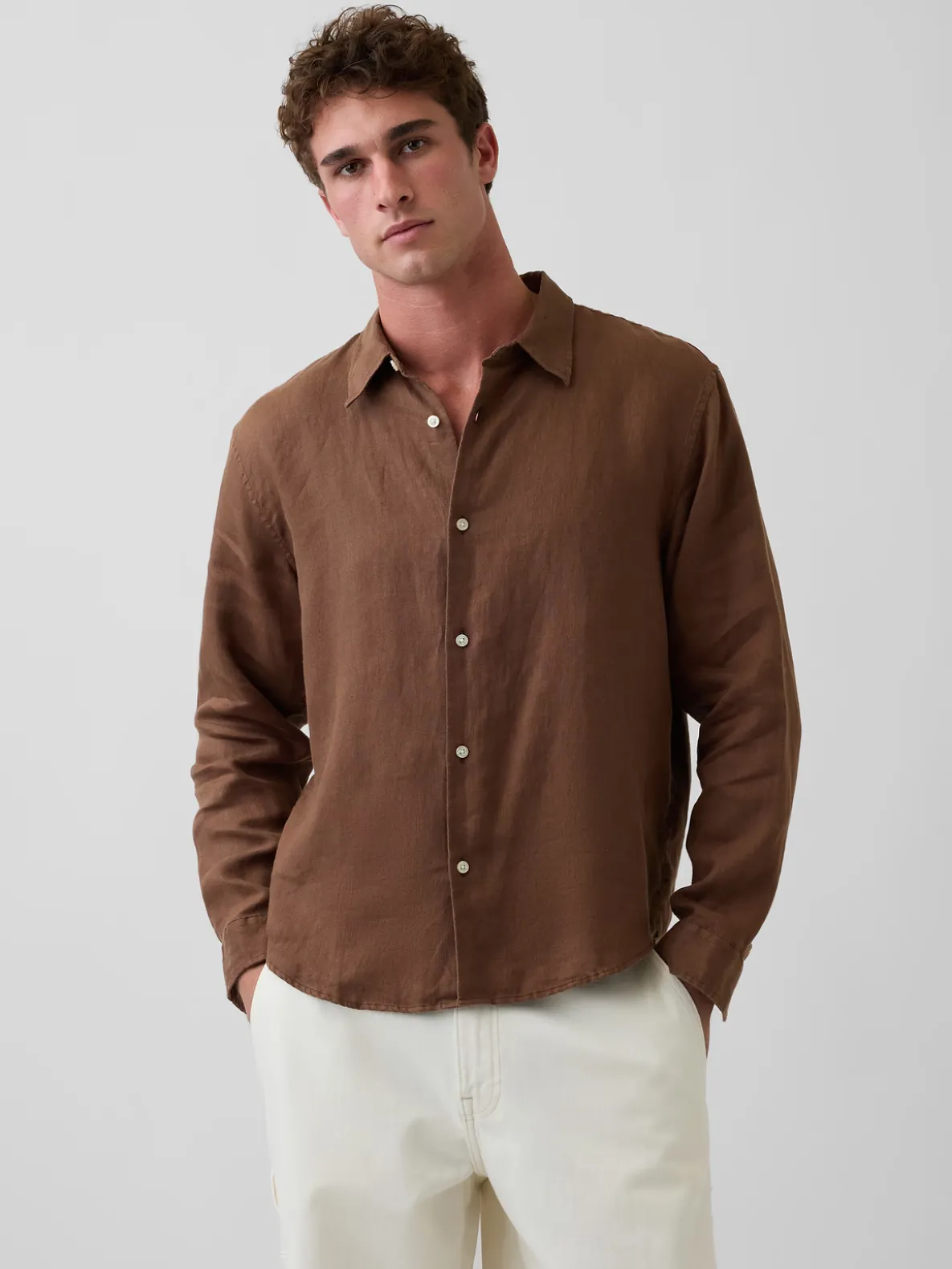 100% Linen Relaxed Shirt