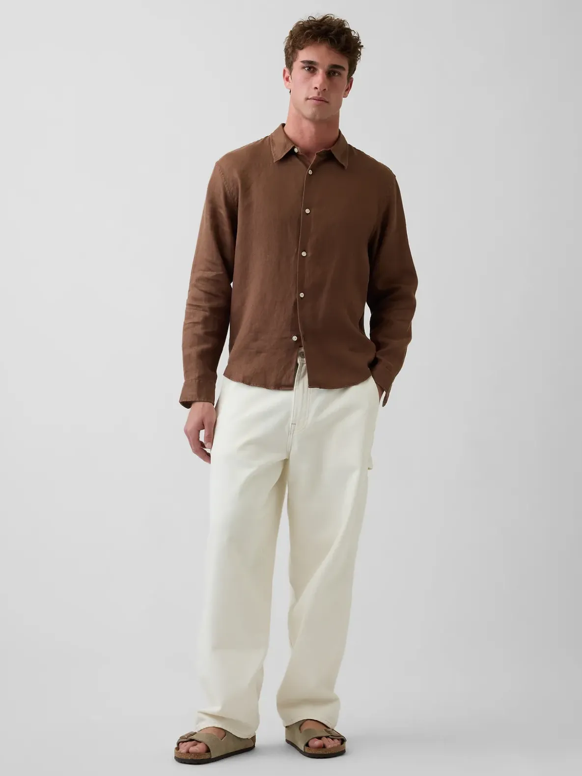 100% Linen Relaxed Shirt