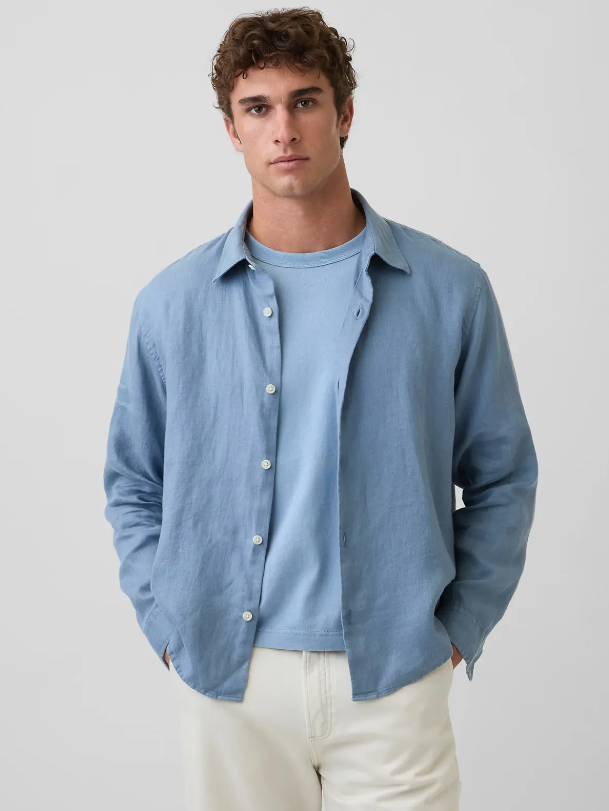 100% Linen Relaxed Shirt