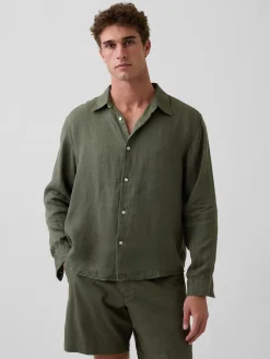 100% Linen Relaxed Shirt