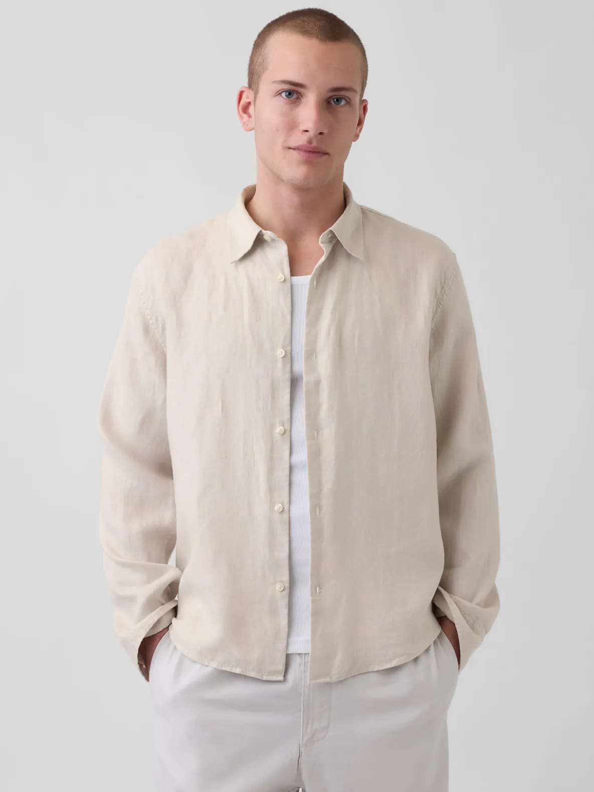 100% Linen Relaxed Shirt