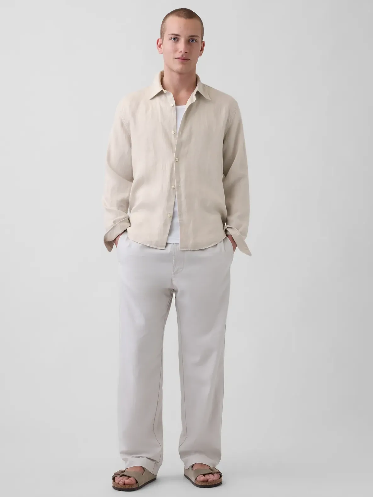 100% Linen Relaxed Shirt