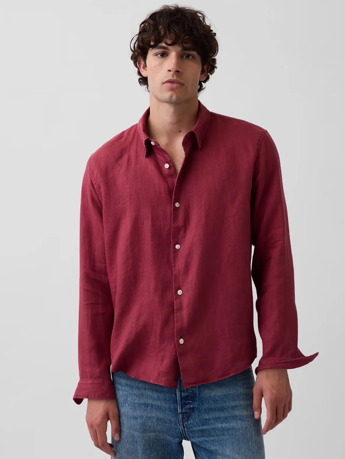 100% Linen Relaxed Shirt