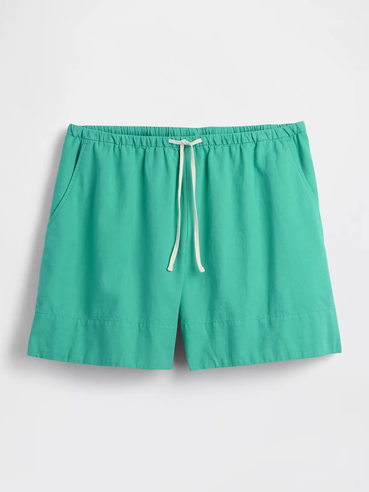 6" Linen-Blend Easy Shorts