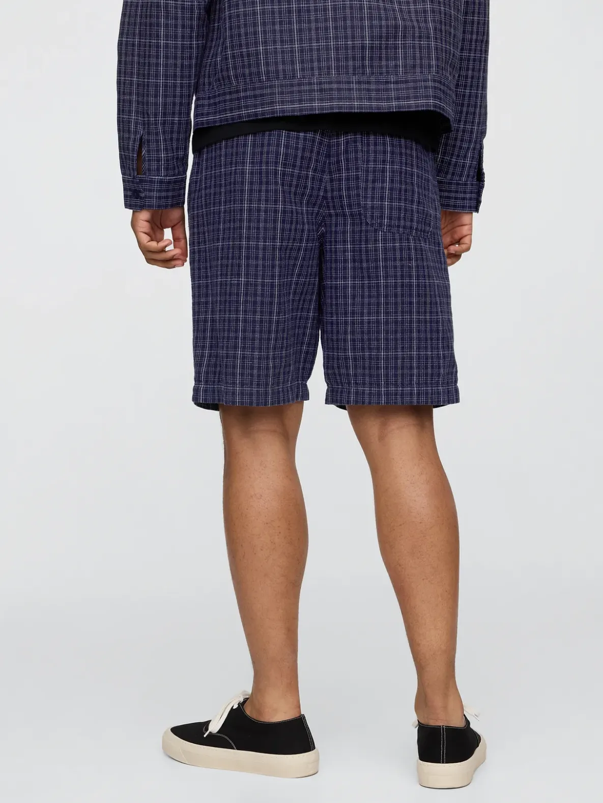 9" Linen-Cotton Easy Shorts