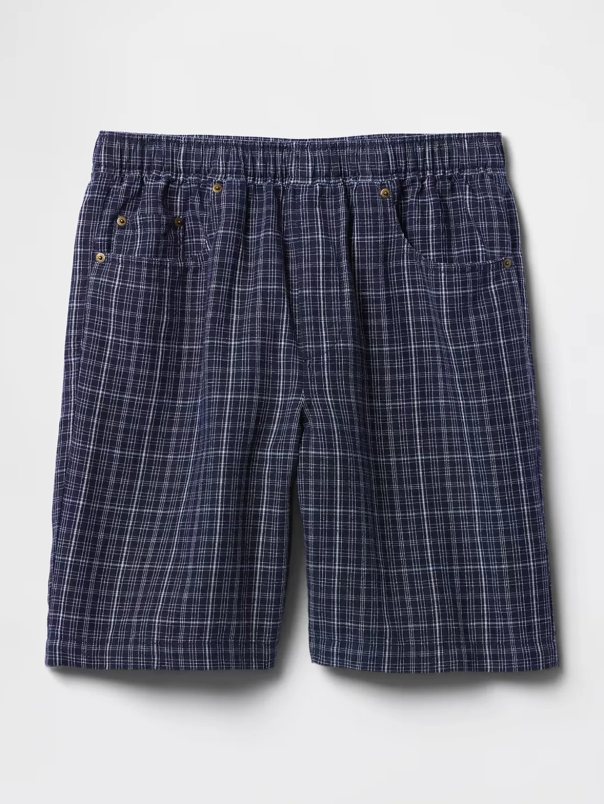 9" Linen-Cotton Easy Shorts