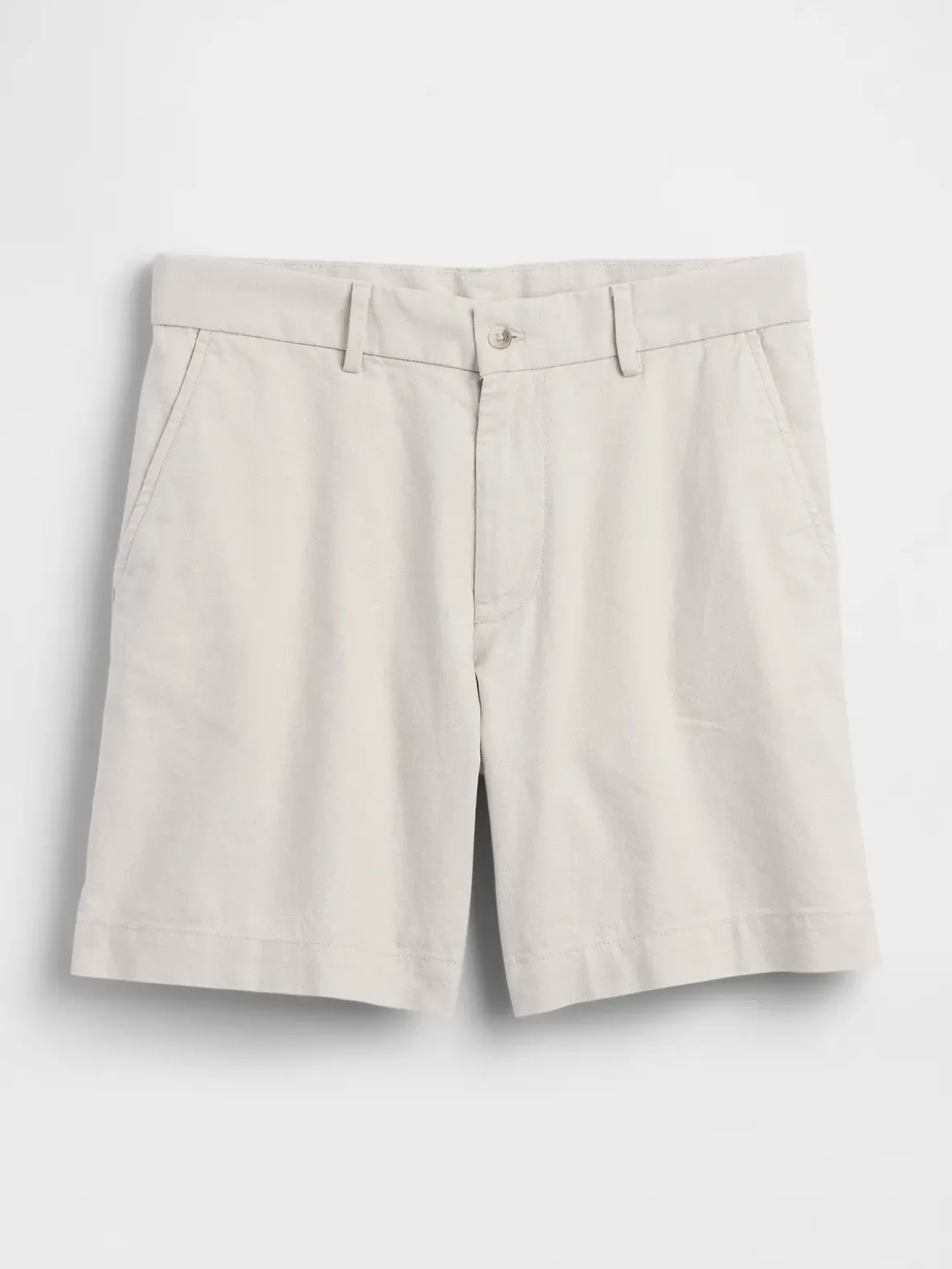 7.5" Linen-Cotton Shorts