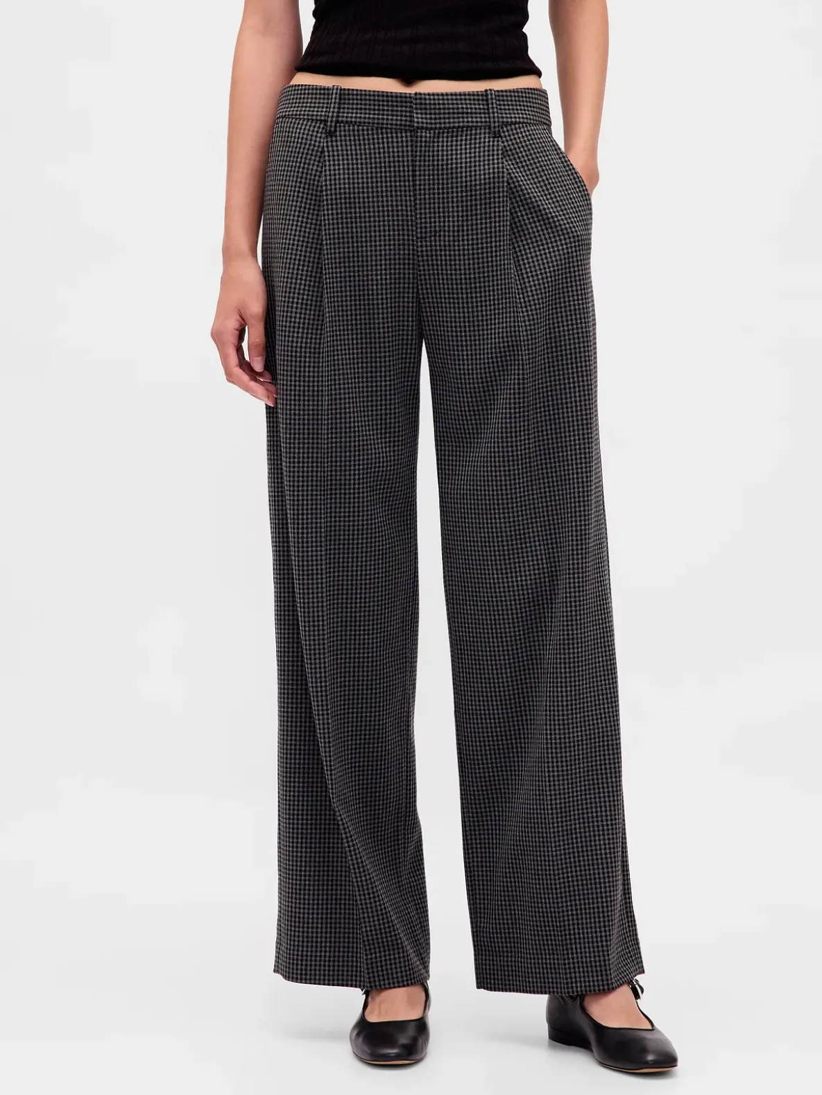 365 Low Rise Brushed Twill Pleated Trousers