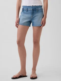 3" Low Rise Denim Shorts