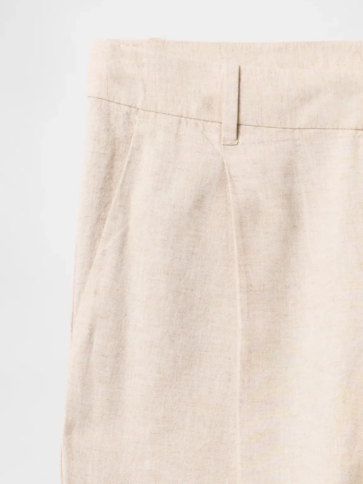 365 Low Rise Linen-Blend Trousers
