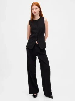 365 Low Rise Pleated Wide-Leg Trousers