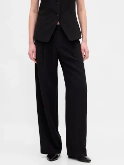 365 Low Rise Pleated Wide-Leg Trousers