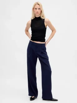 365 Low Rise Pleated Wide-Leg Trousers
