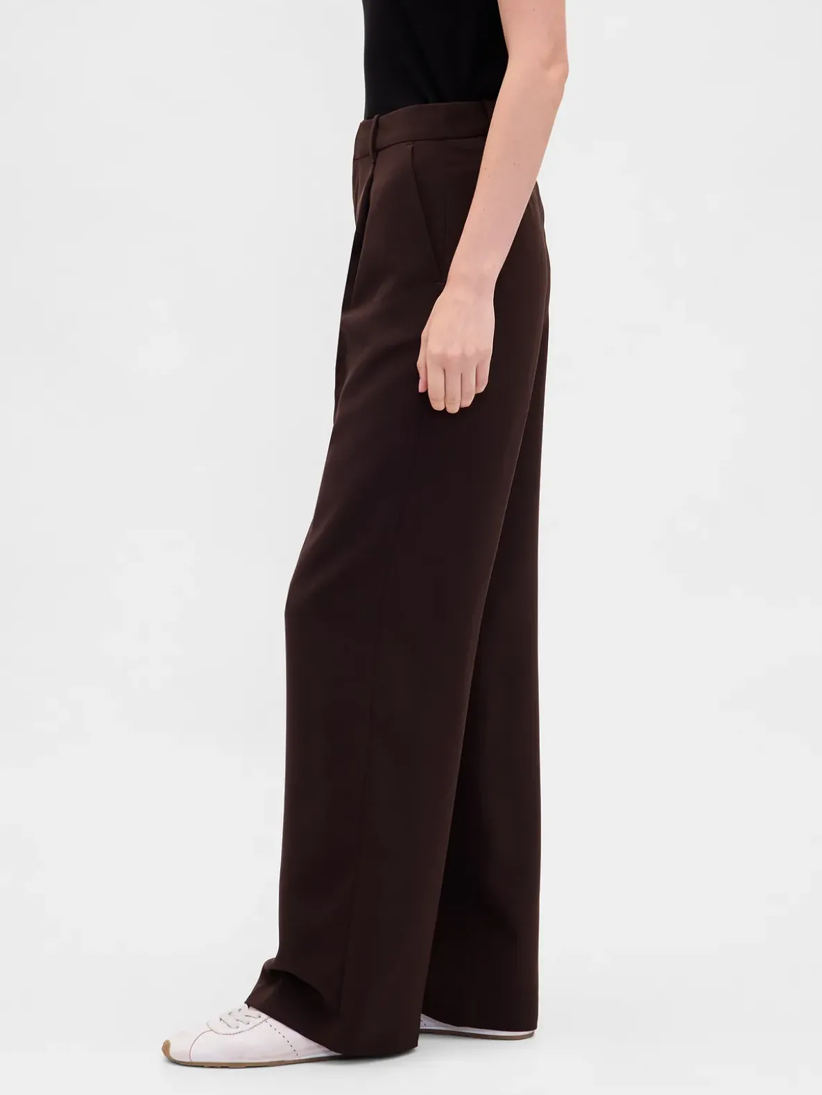 365 Low Rise Pleated Wide-Leg Trousers