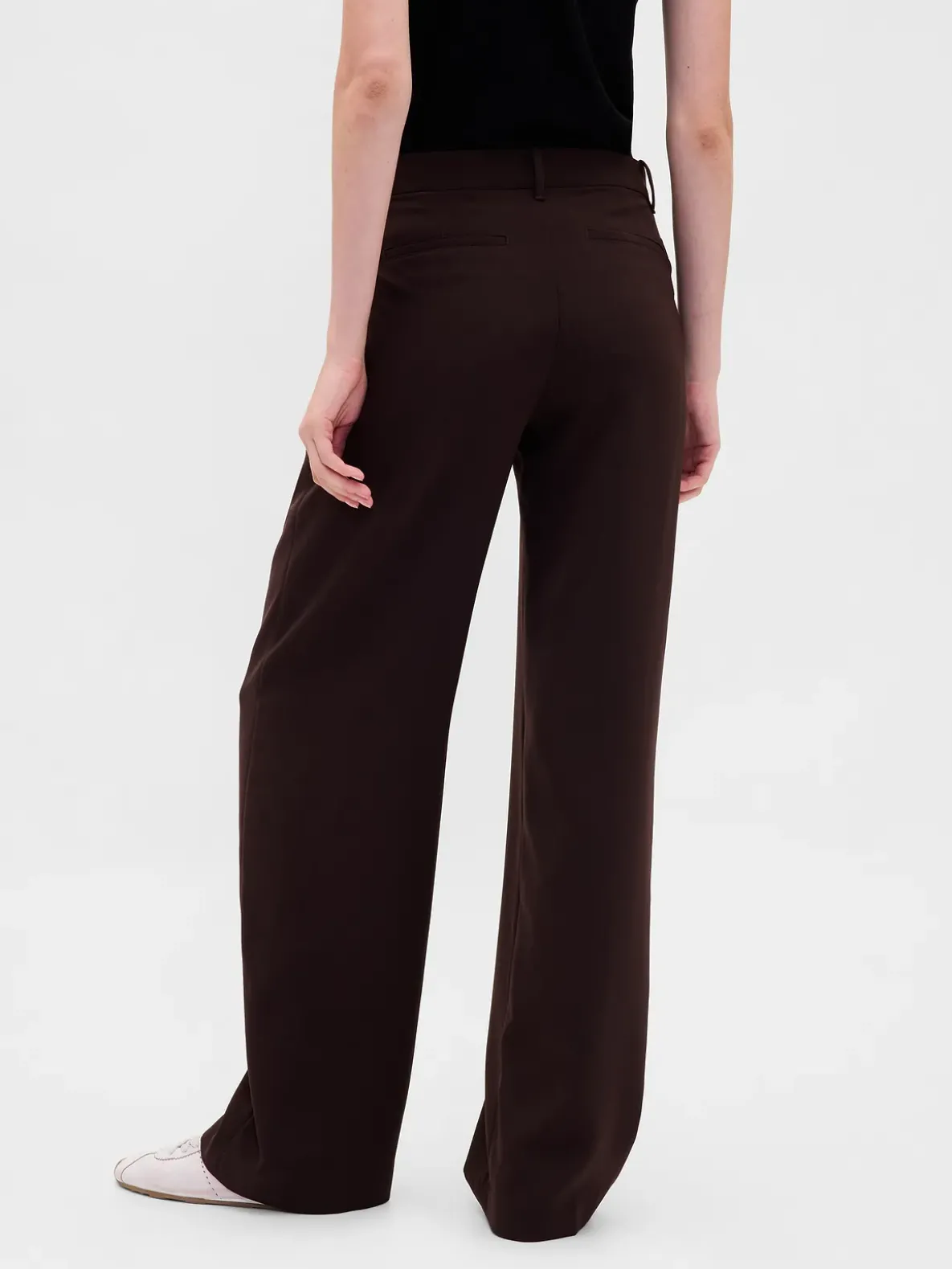 365 Low Rise Pleated Wide-Leg Trousers
