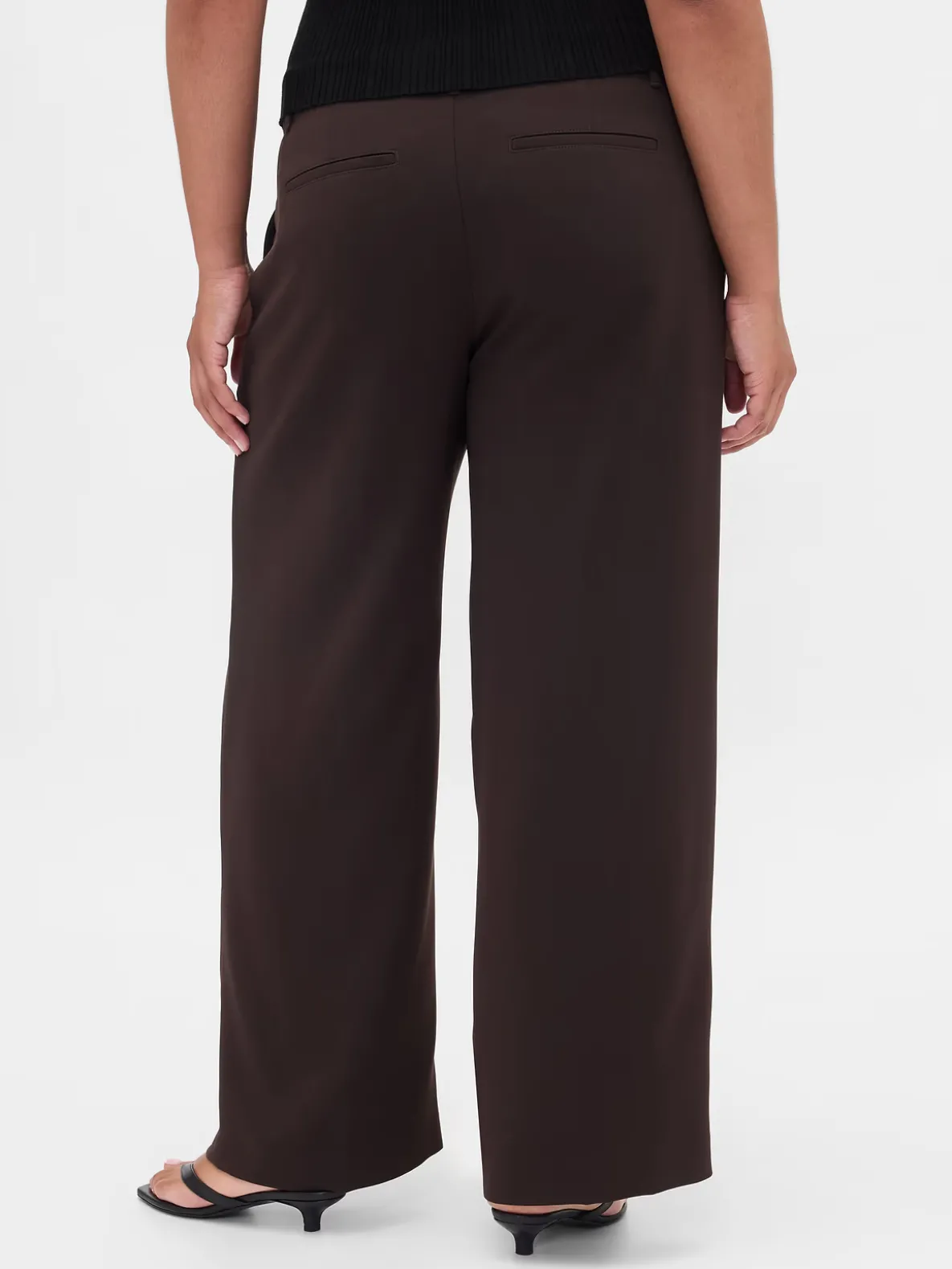 365 Low Rise Pleated Wide-Leg Trousers