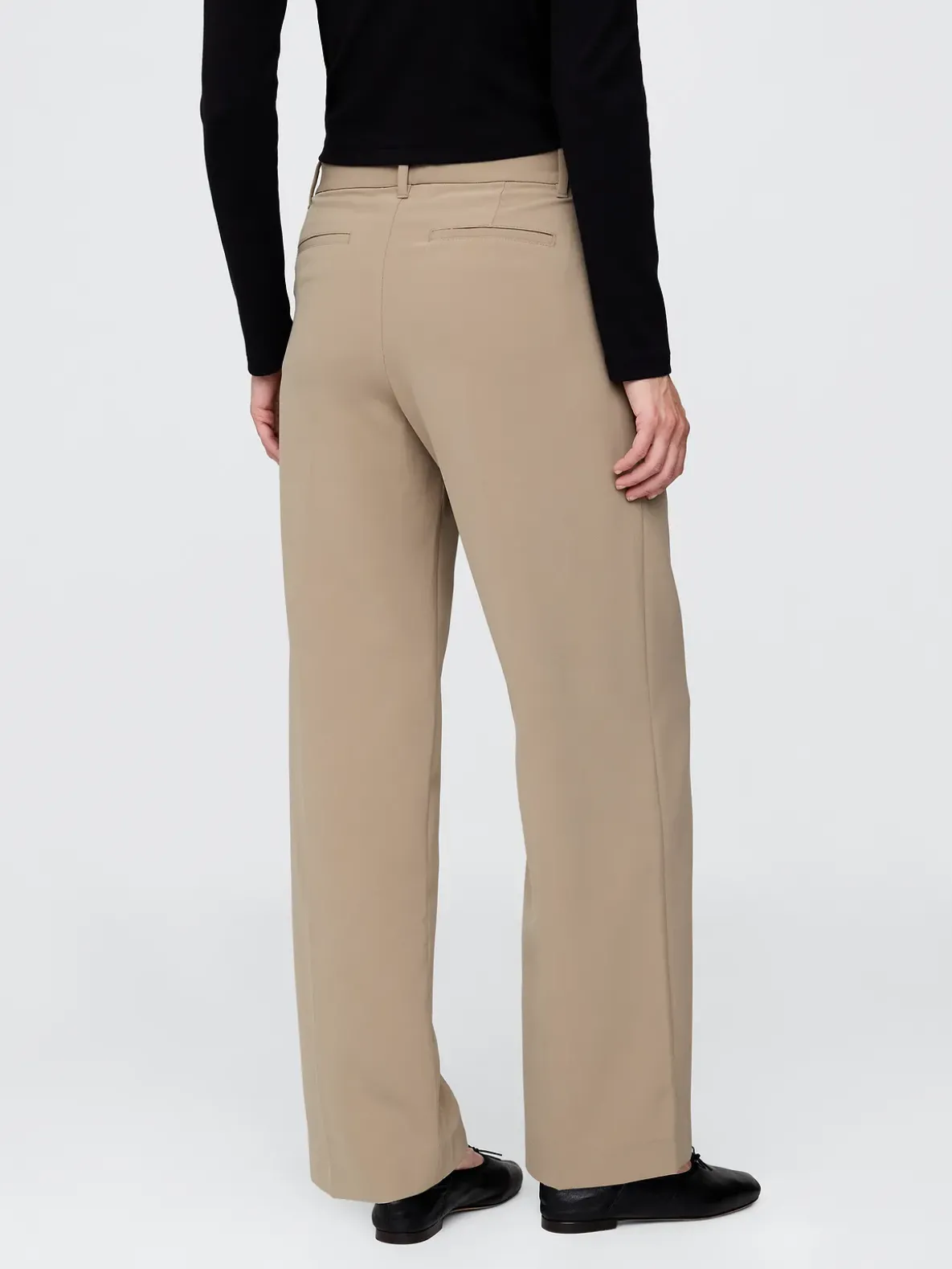 365 Low Rise Pleated Wide-Leg Trousers