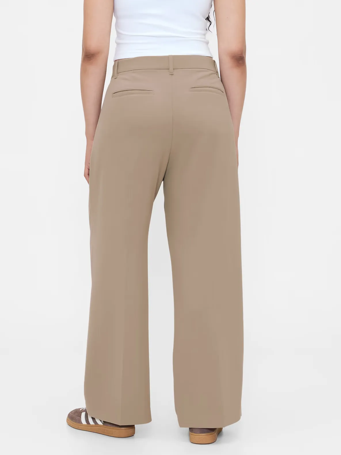 365 Low Rise Pleated Wide-Leg Trousers
