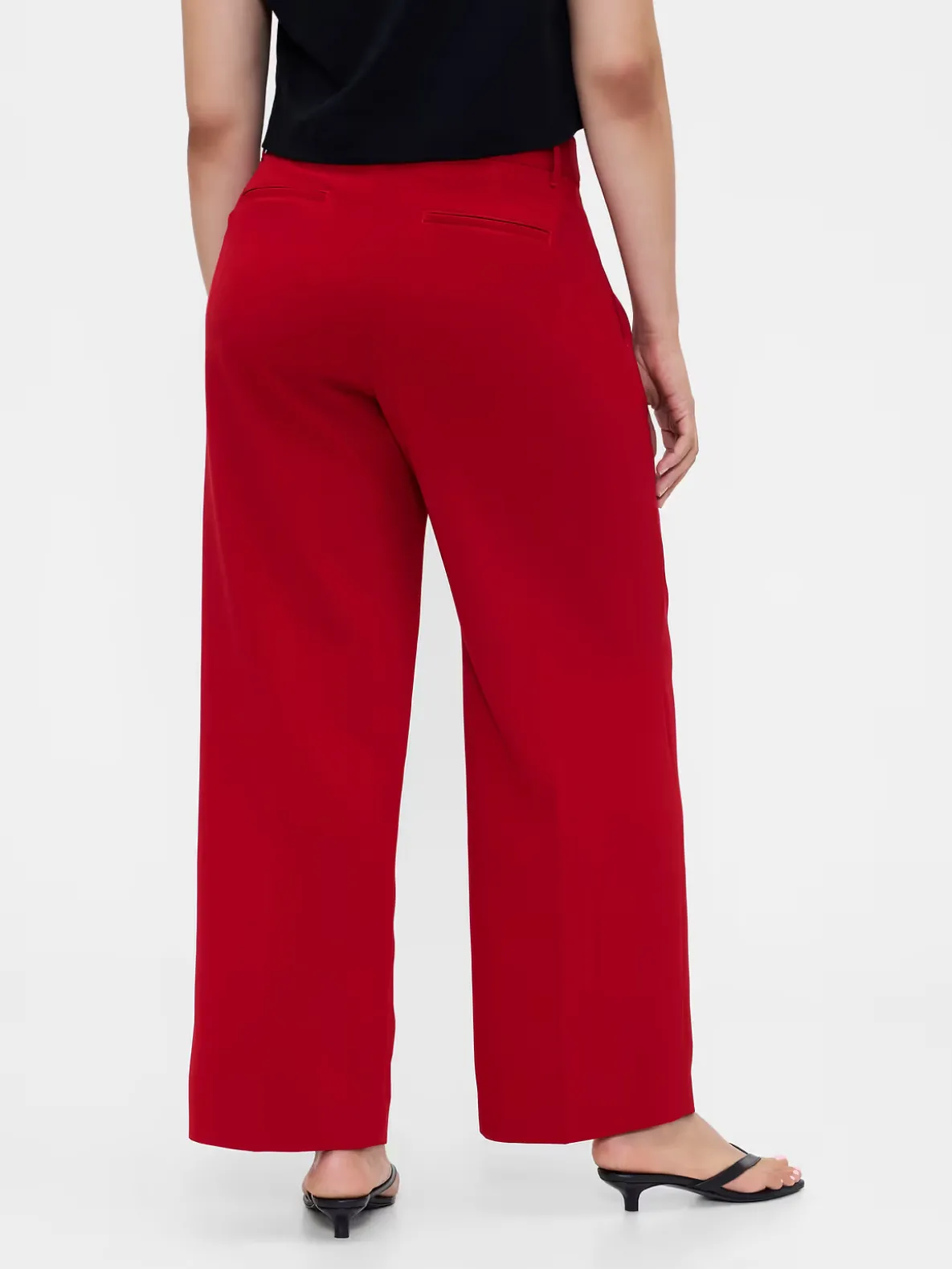 365 Low Rise Pleated Wide-Leg Trousers