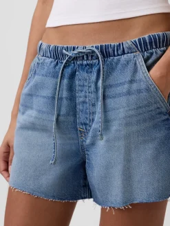 3.5” Low Slung Easy Denim Shorts