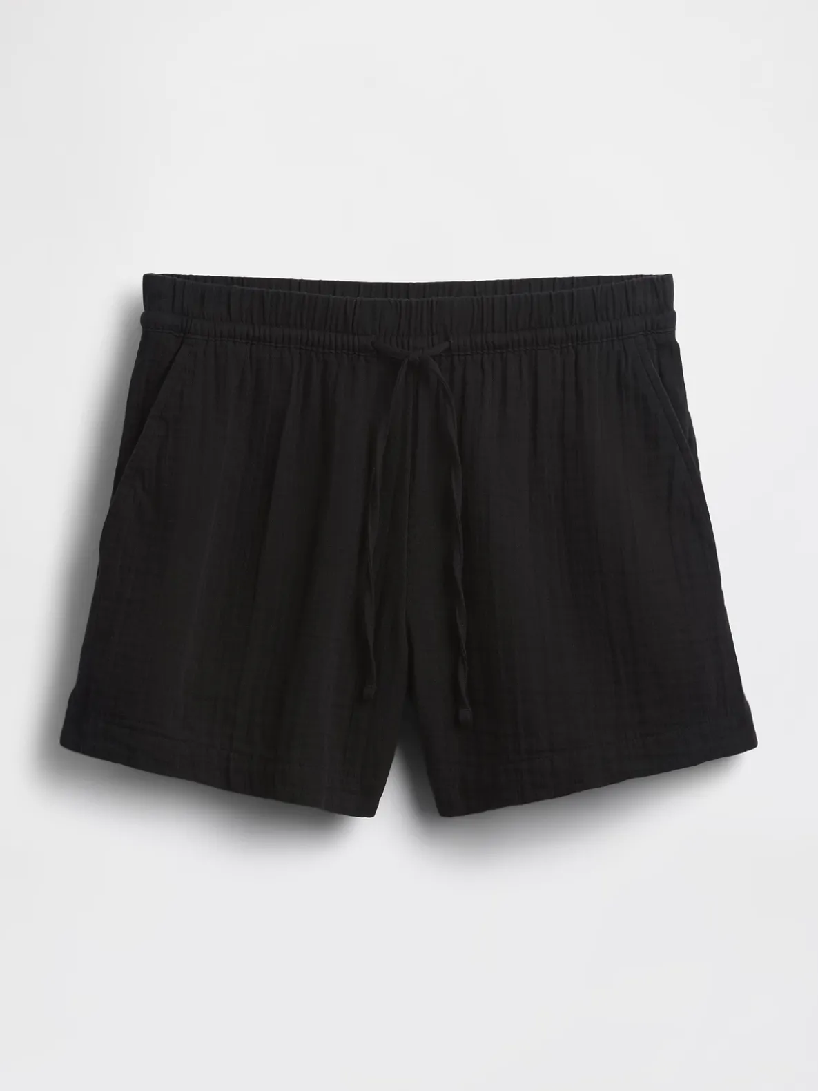 4" Mid Rise Cotton Gauze Easy Shorts