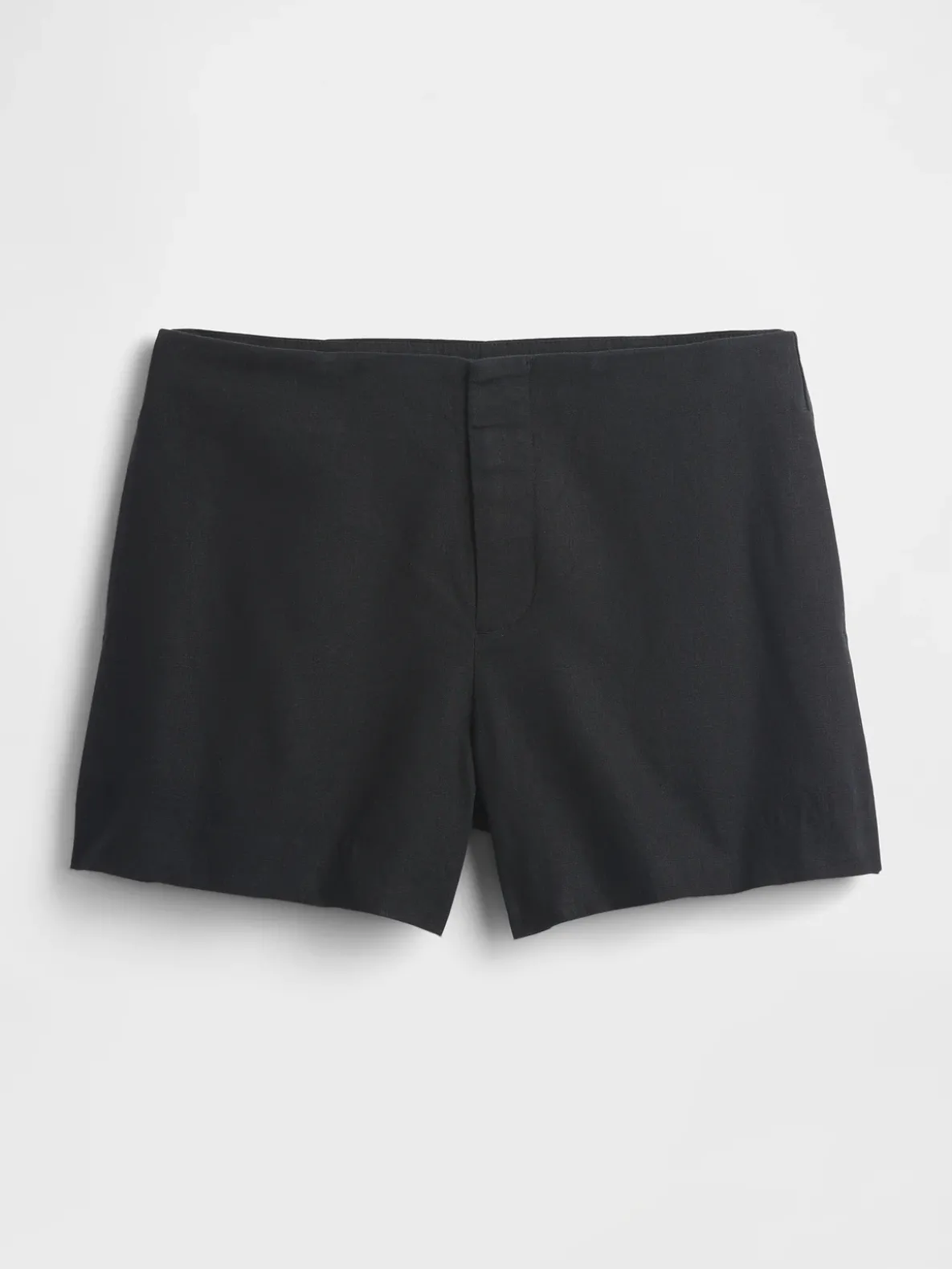 4" Mid Rise Linen-Blend Shorts