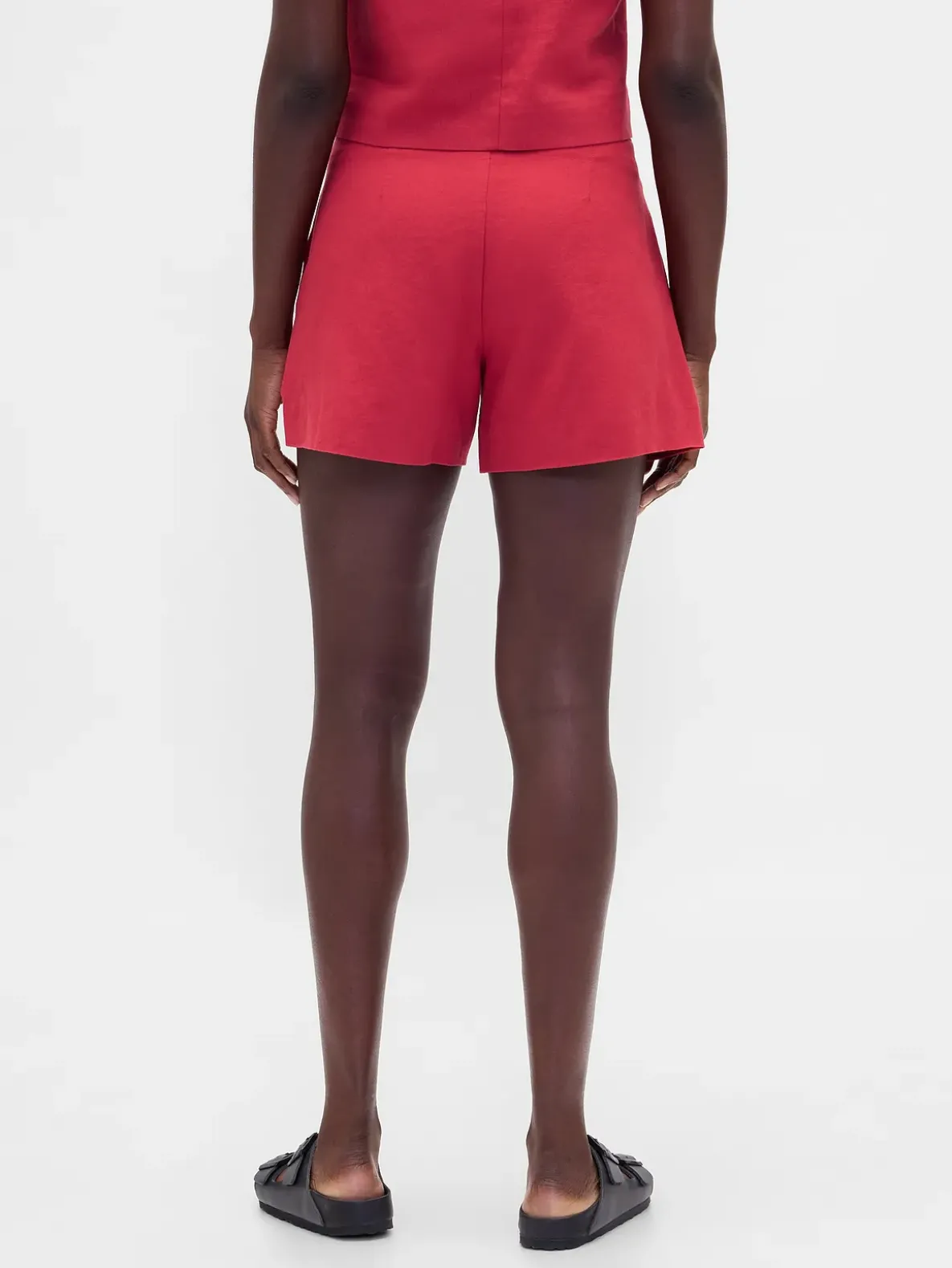 4" Mid Rise Linen-Blend Shorts
