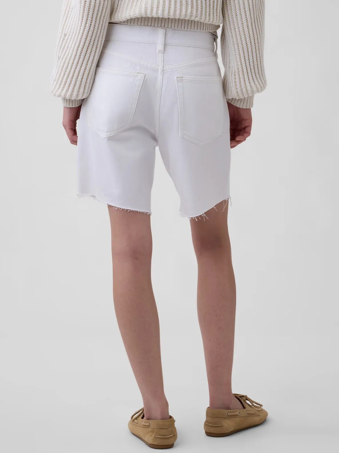 8" Mid Rise UltraSoft Loose Bermuda Shorts