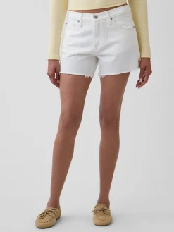 4" Mid Rise UltraSoft Relaxed Cutoff Shorts